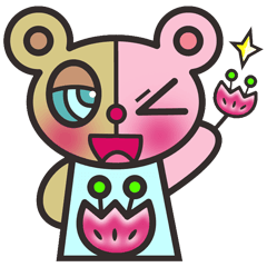 [LINEスタンプ] Tulip Bear