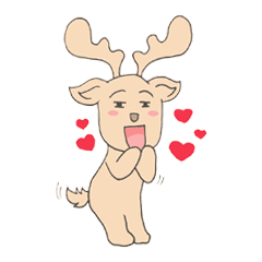 [LINEスタンプ] Happy Gay Deer