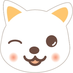 [LINEスタンプ] smile cat(^O^)01