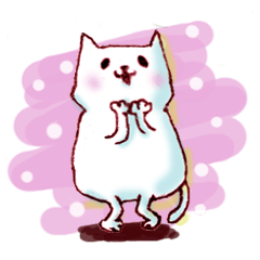 [LINEスタンプ] 白ねこコマルの日常。