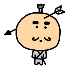 [LINEスタンプ] まめ侍