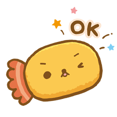 [LINEスタンプ] ぱくぱくランチ☆フライドくん