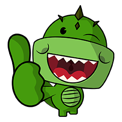 [LINEスタンプ] Minisaurios - Trexo