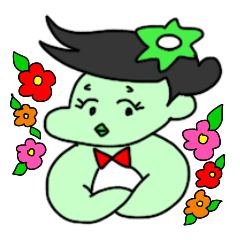 [LINEスタンプ] かっぱくと愉快ななかまたち