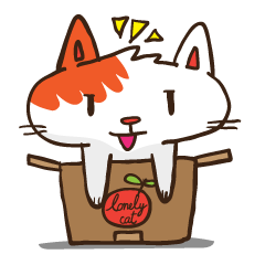 [LINEスタンプ] Som the Lonely cat