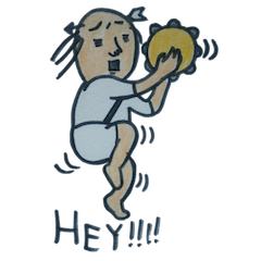 [LINEスタンプ] 落武者さん