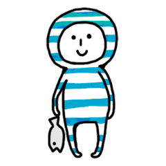 [LINEスタンプ] 漁師くん。