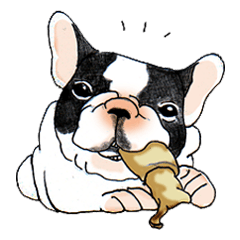 [LINEスタンプ] French Bulldog in the house part2