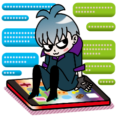 [LINEスタンプ] ヴィジュアル系★野球部員 冷夜