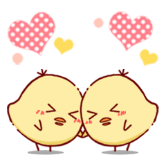 [LINEスタンプ] ぴよぴよひよこ