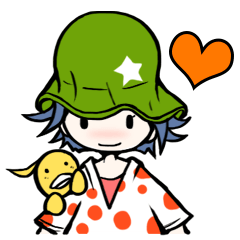 [LINEスタンプ] チューリップ帽子の可愛いスタンプ