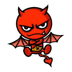 [LINEスタンプ] Funny Devil ONLINE