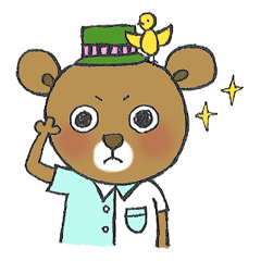 [LINEスタンプ] くま吉と愉快な仲間