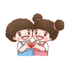 [LINEスタンプ] Porpiang ＆ Porjai : Happiness