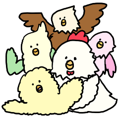 [LINEスタンプ] とりほーだい