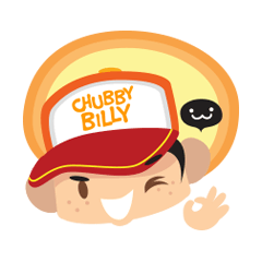 [LINEスタンプ] Chubby Billy ＆ Friendsの画像（メイン）