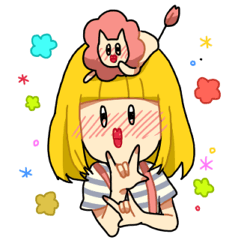 [LINEスタンプ] タカハシくんとノノセちゃん