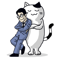 [LINEスタンプ] 会社員、時々ネコ