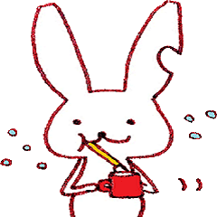 [LINEスタンプ] love rabbit