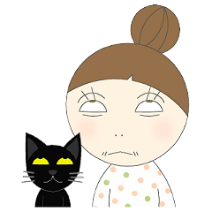 [LINEスタンプ] Chubby Wife's Daily Life