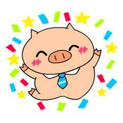 [LINEスタンプ] OFFICE PIG