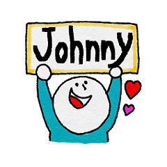 [LINEスタンプ] ジョニーの日常