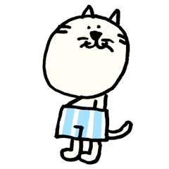 [LINEスタンプ] ねこのぱんいち