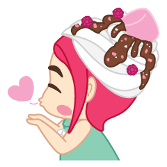 [LINEスタンプ] Inana with Sweets