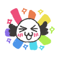 [LINEスタンプ] Rounded-Fairy Manmaru-kun