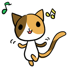 [LINEスタンプ] みけにゃんこ