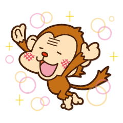 [LINEスタンプ] もんきー どぅ ！