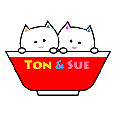 [LINEスタンプ] トンちゃんとスーちゃん