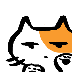 [LINEスタンプ] テンション低いねこ