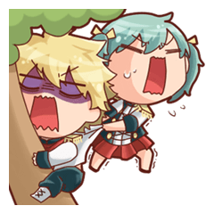 [LINEスタンプ] Cheryl and Gill