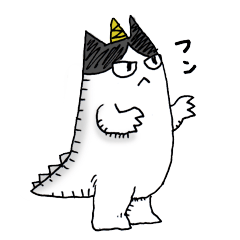 [LINEスタンプ] ねこ怪獣