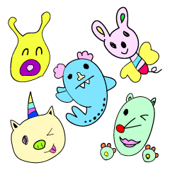 [LINEスタンプ] 珍獣牧場