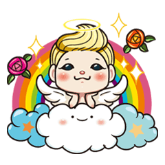 [LINEスタンプ] 1004 My little angel