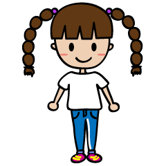 [LINEスタンプ] Cutie girl