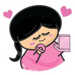 [LINEスタンプ] Cute Girl Thai