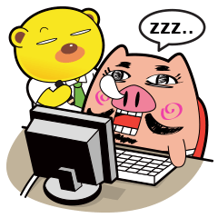 [LINEスタンプ] Pp Bear and Pants Pig 2