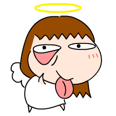 [LINEスタンプ] AngelRoonRoon (Funny Life)