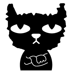 [LINEスタンプ] Makham The Black Cat