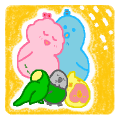 [LINEスタンプ] the bird's bosom friend:dragon