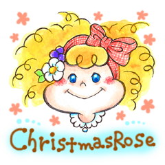 [LINEスタンプ] クリスマスローズのほっこりスタンプ