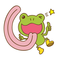 [LINEスタンプ] さわがし森のケロケロ