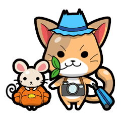 [LINEスタンプ] 旅猫スタンプ