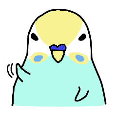 [LINEスタンプ] インコのクーちゃん