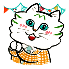 [LINEスタンプ] Cat MR Jean Ken Nuzzo