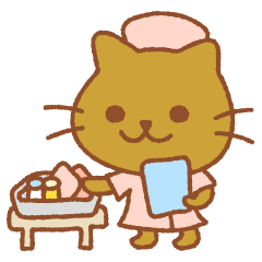 [LINEスタンプ] ネコナース