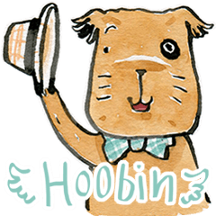 [LINEスタンプ] Hoobin！ i'm rock